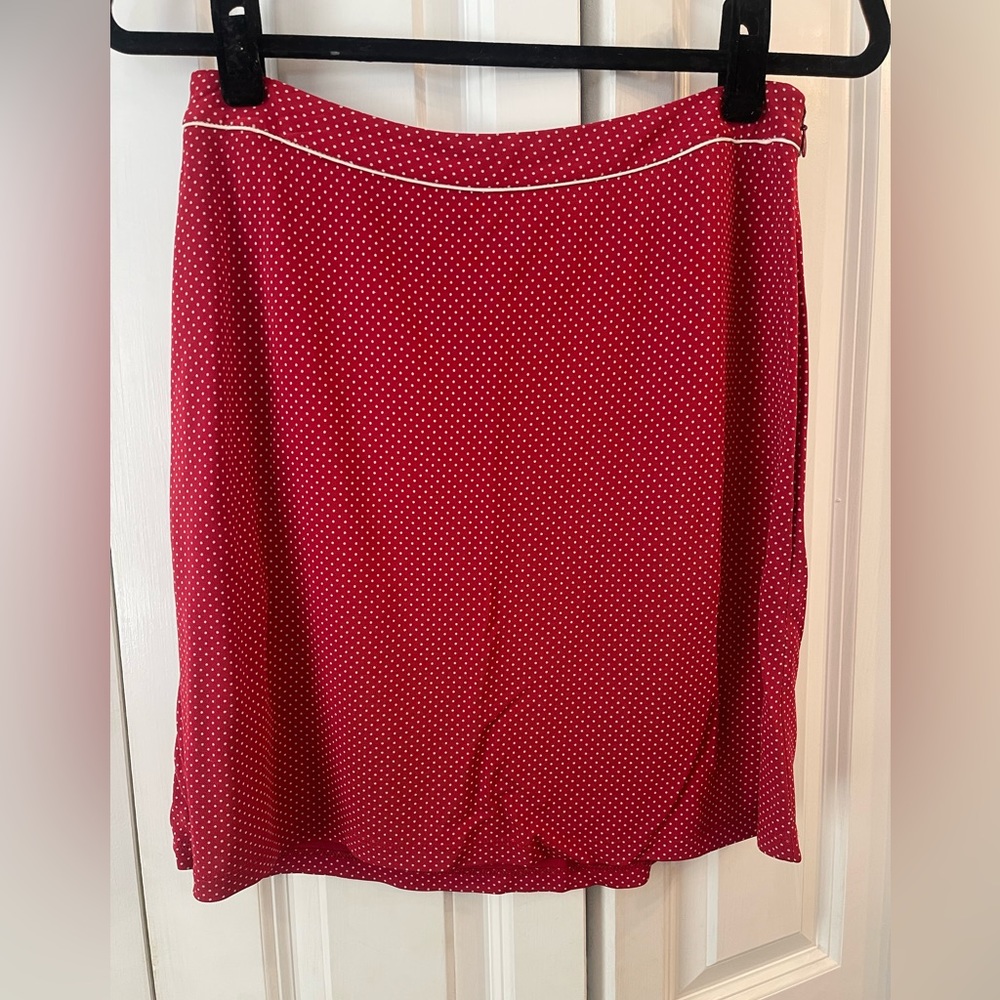 Ann Taylor polka dot skirt